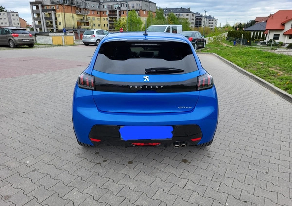 Peugeot 208 cena 70900 przebieg: 65000, rok produkcji 2019 z Mława małe 191